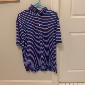 Blue and red vineyard vines polo